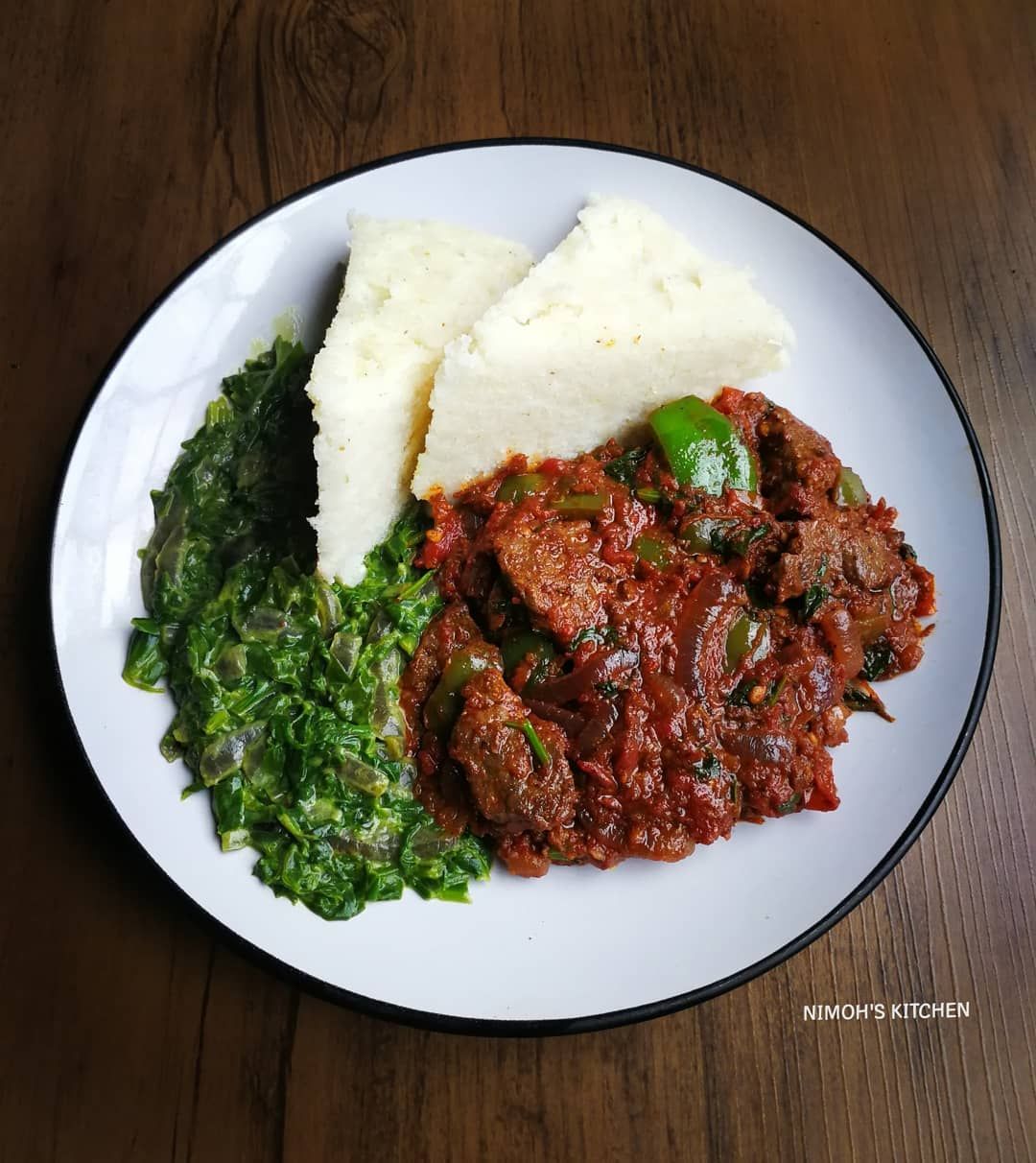 Sadza/ rice & beef